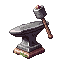 props-prop-anvil-with-hammer-muted-desaturated-soft
